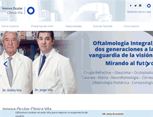 Tablet Screenshot of clinicavila.es