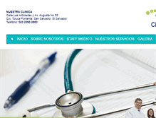 Tablet Screenshot of clinicavila.com